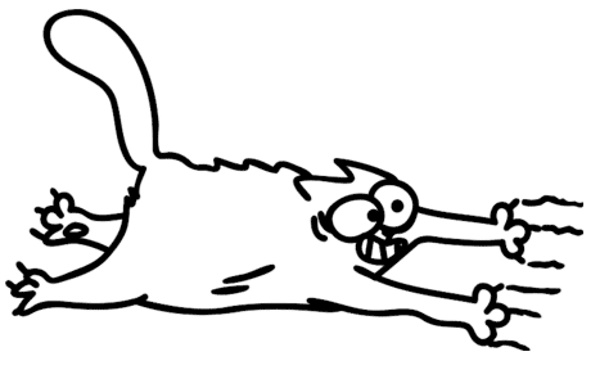 Wie man Simons Katze mit einem Bleistift Schritt für Schritt für Anfänger zeichnet