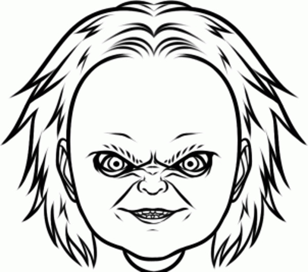 Wie man eine Chucky-Puppe mit einem Bleistift Schritt für Schritt für Anfänger zeichnet