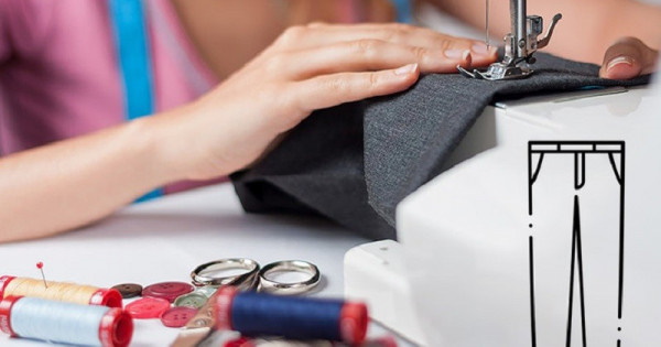 Wie man Hosen schmaler macht, die Seiten enger macht und Hosen von Hand oder mit der Maschine säumt