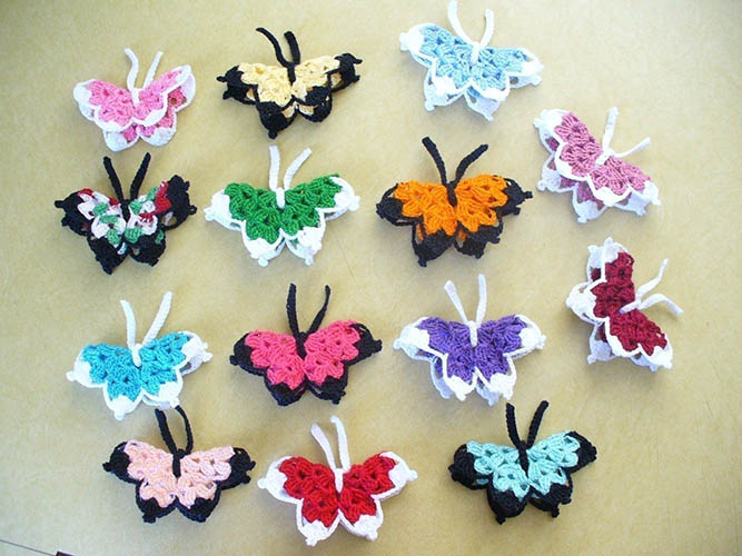 Wie man einen Schmetterling häkelt. Schemata, schnell und einfach mit Ihren eigenen Händen