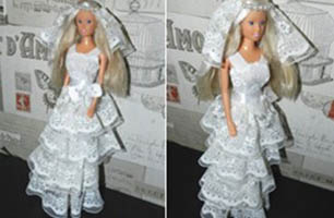 DIY-Kleidung für Barbie-Puppen. Muster, wie man aus Stoff näht