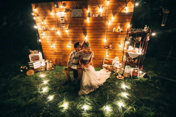 DIY-Fotozone für Silvester, Hochzeit, Geburtstag