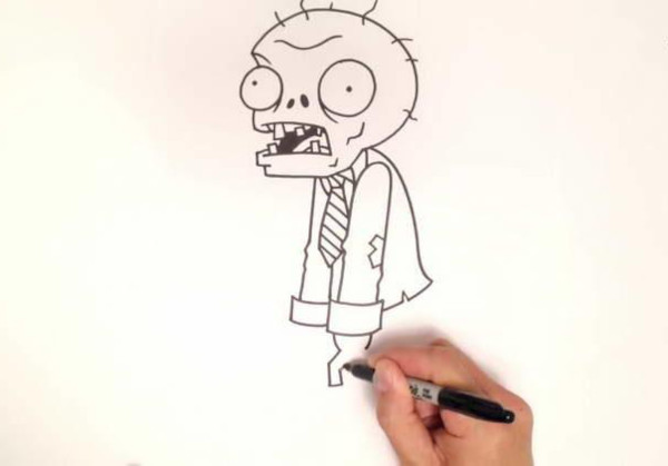 Wie man ein gruseliges Monster mit einem Bleistift Schritt für Schritt für Anfänger zeichnet