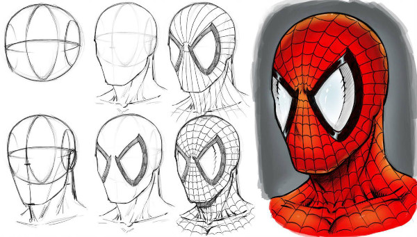 Wie man einen Superhelden (Marvel Superheroes) mit einem Bleistift Schritt für Schritt für Kinder zeichnet