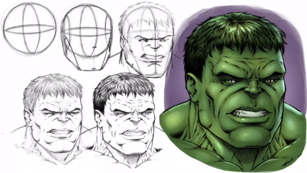 Wie man einen Superhelden (Marvel Superheroes) mit einem Bleistift Schritt für Schritt für Kinder zeichnet
