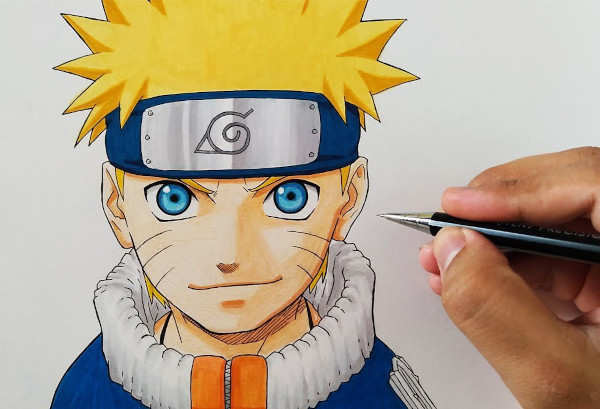 Wie man Naruto-Figuren mit einem Bleistift Schritt für Schritt für Anfänger zeichnet