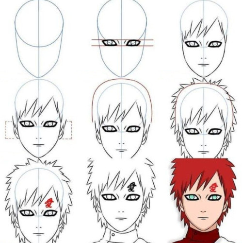 Wie man Naruto-Figuren mit einem Bleistift Schritt für Schritt für Anfänger zeichnet