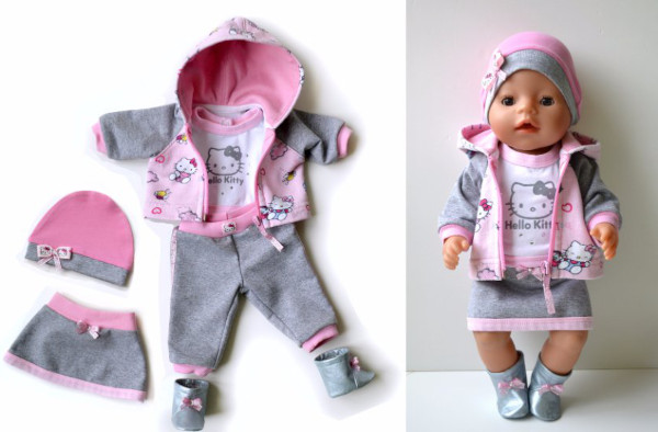 Vestiti fai da te Baby Born per bambole maschi e femmine. Modelli
