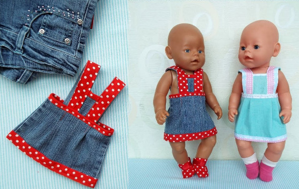 Vestiti fai da te Baby Born per bambole maschi e femmine. Modelli