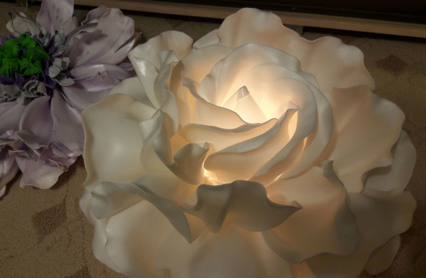 DIY Foamiran-Lampe. Meisterkurse