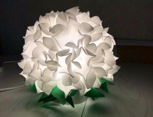 DIY Foamiran-Lampe. Meisterkurse