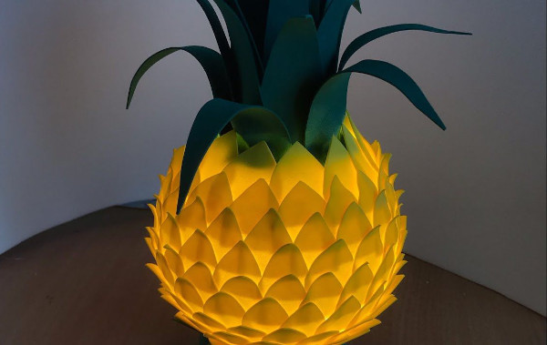 DIY Foamiran-Lampe. Meisterkurse