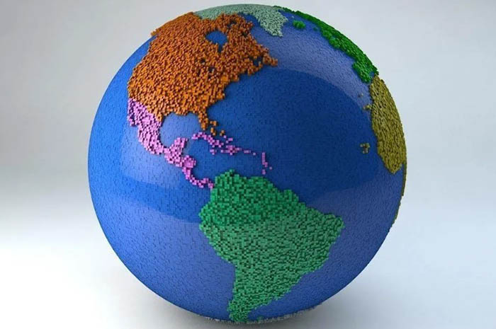 Globus aus Plastilin. So machen Sie es selbst, Modell