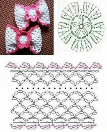 So häkeln Sie eine Schleife für ein Amigurumi-Spielzeug. Schema und Beschreibung