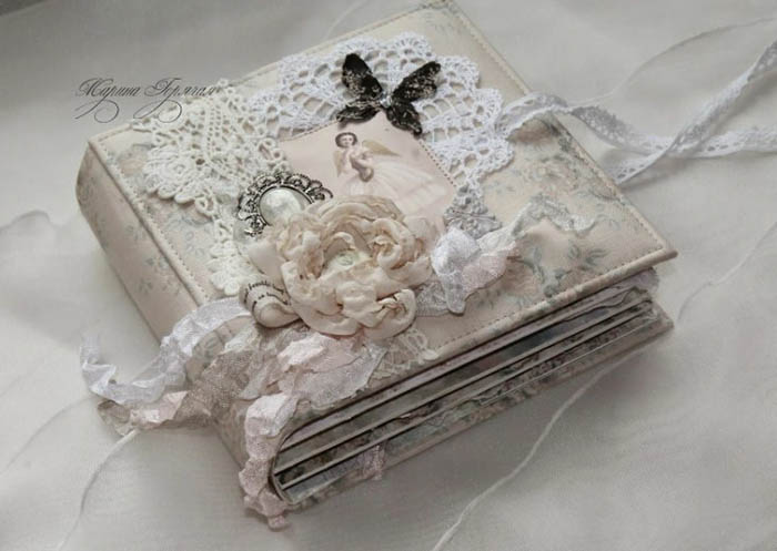 DIY-Fotoalbum-Cover aus Stoff, Karton
