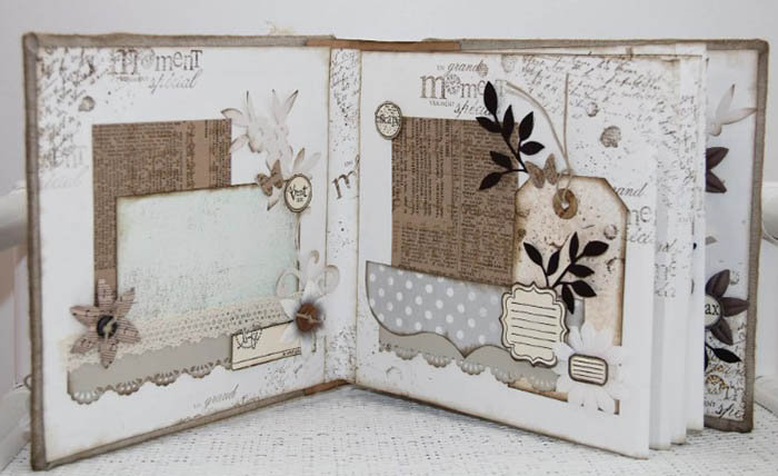 DIY-Fotoalbum-Cover aus Stoff, Karton