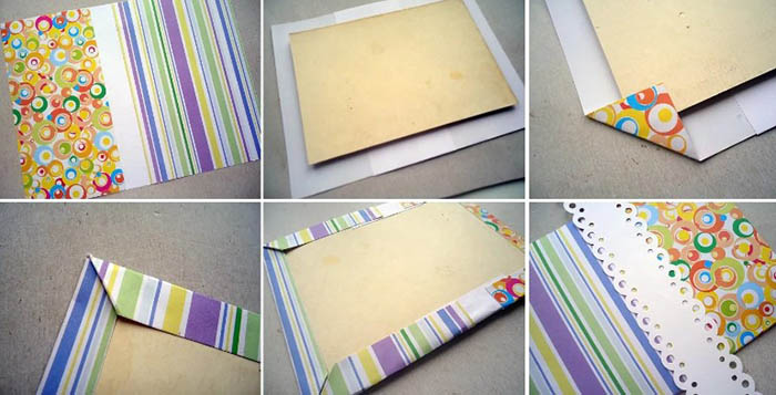 DIY-Fotoalbum-Cover aus Stoff, Karton