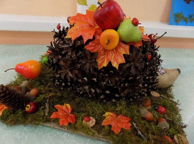 Einfaches Herbstbasteln für Kindergarten, Schule mit eigenen Händen