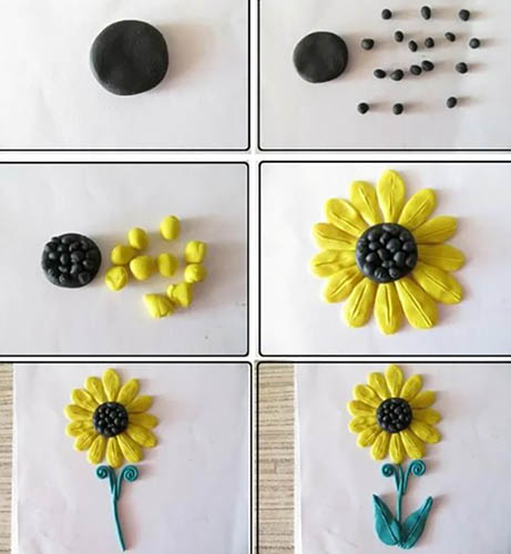 Wie man mit eigenen Händen eine Sonnenblume macht