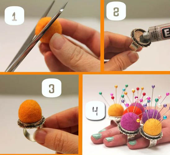 DIY-Nadelkissen. Meisterkurse