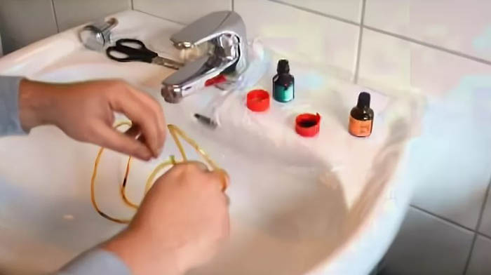 Fisch aus einer Pipette. Zubereitung, Anleitung