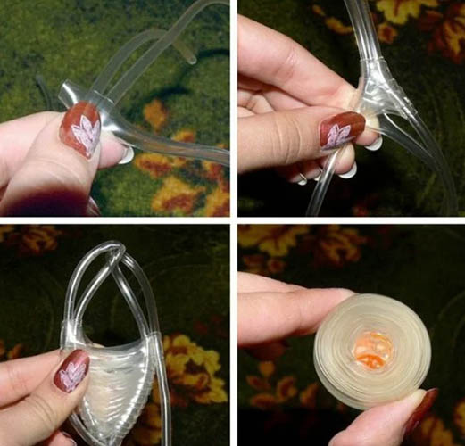 Fisch aus einer Pipette. Zubereitung, Anleitung