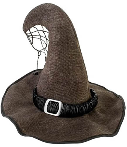 DIY Hexenhut. Wie man aus Stoff näht
