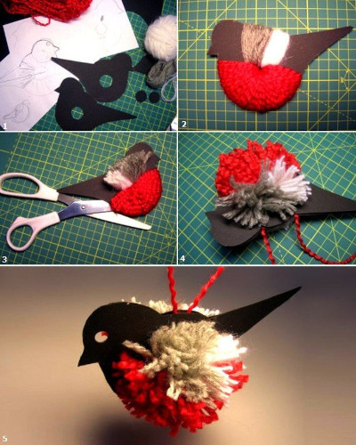 Gimpel zum Selbermachen. Wie man ein Handwerk aus Fäden, Filz, Papier macht