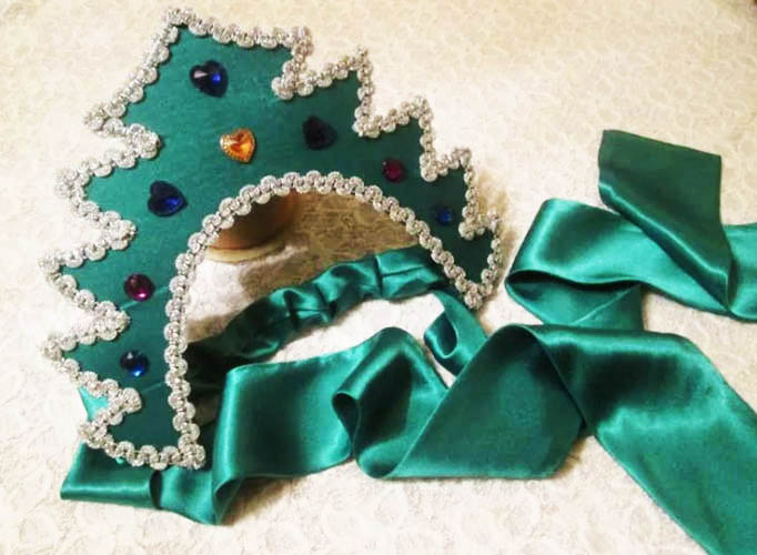 DIY Kokoshnik aus Pappe, Muster