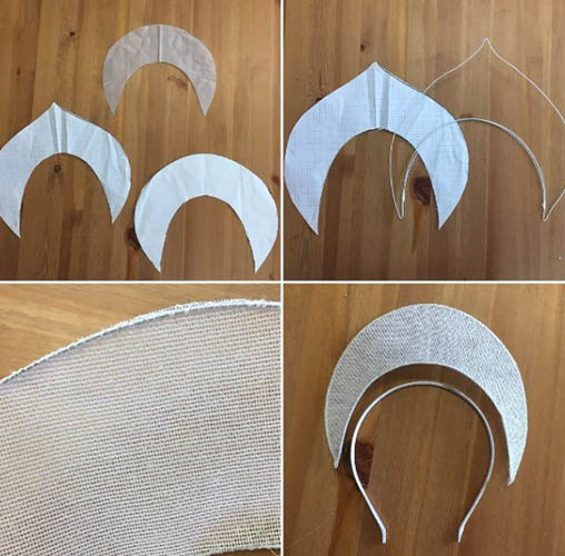 DIY Kokoshnik aus Pappe, Muster