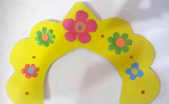 DIY Kokoshnik aus Pappe, Muster
