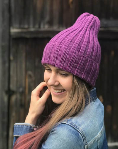 Mit Nadeln gestrickte Kürbismütze. Schemata und Beschreibung für Anfänger