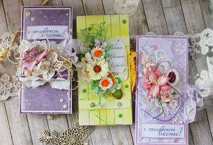 Schokoladenmaschine zum Selbermachen. Vorlage, Scrapbooking, Meisterklasse