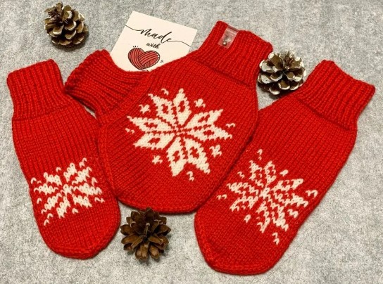 Fäustlinge für Verliebte. Strickanleitung für zwei