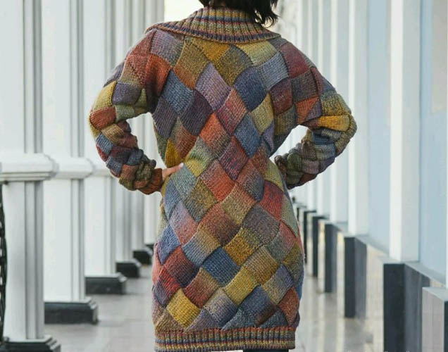Stricken im Enterlak-Stil mit Stricknadeln für Anfänger Schritt für Schritt. Modelle, Diagramme