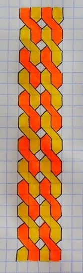 Wie man mit einem Bleistift Zöpfe auf Zellen in einem Notizbuch zeichnet, Anime