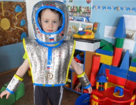 DIY Astronautenkostüm, Helm für Kinder für Kindergarten, Junge, Mädchen