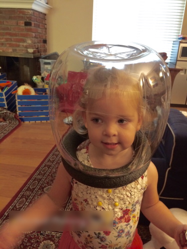 DIY Astronautenkostüm, Helm für Kinder für Kindergarten, Junge, Mädchen