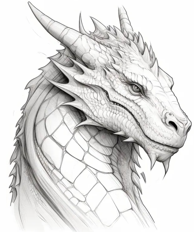 Lass uns einen Drachen zeichnen! 60 Zeichnungen für Kinder einfach, leicht Bleistift