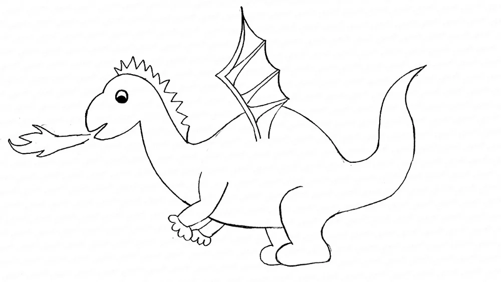 Lass uns einen Drachen zeichnen! 60 Zeichnungen für Kinder einfach, leicht Bleistift