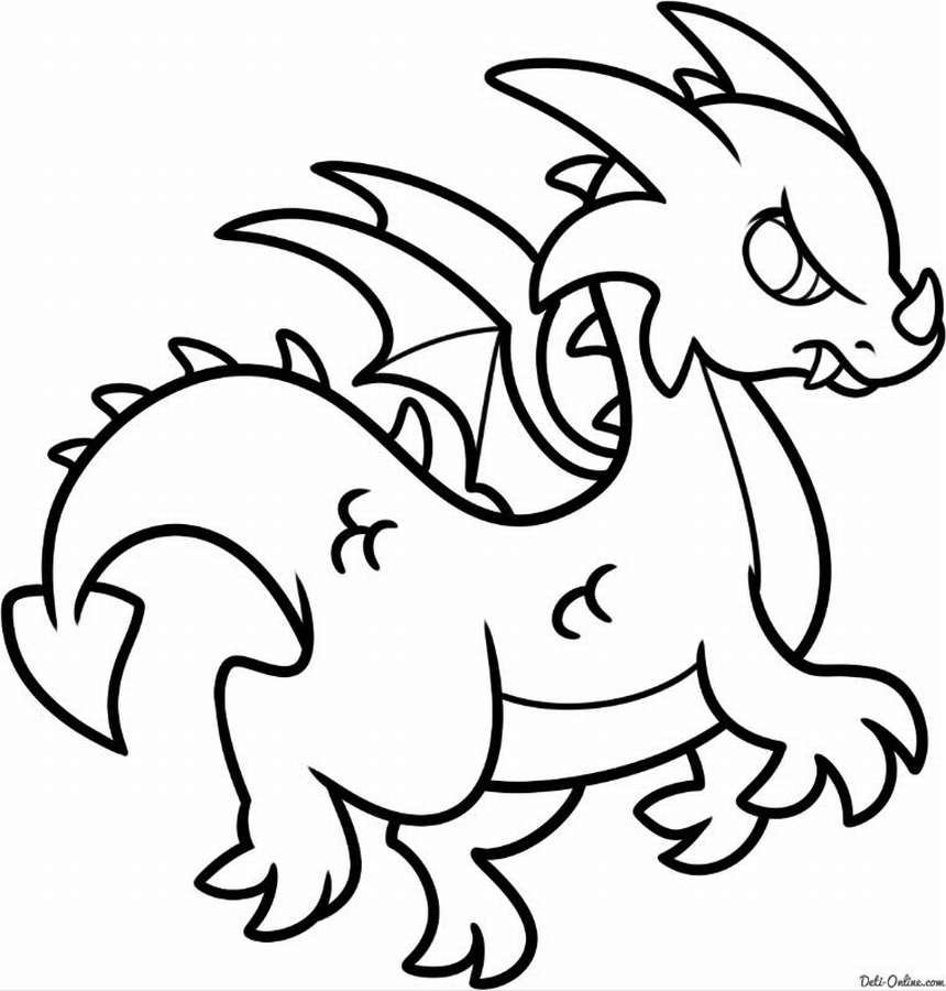 Lass uns einen Drachen zeichnen! 60 Zeichnungen für Kinder einfach, leicht Bleistift