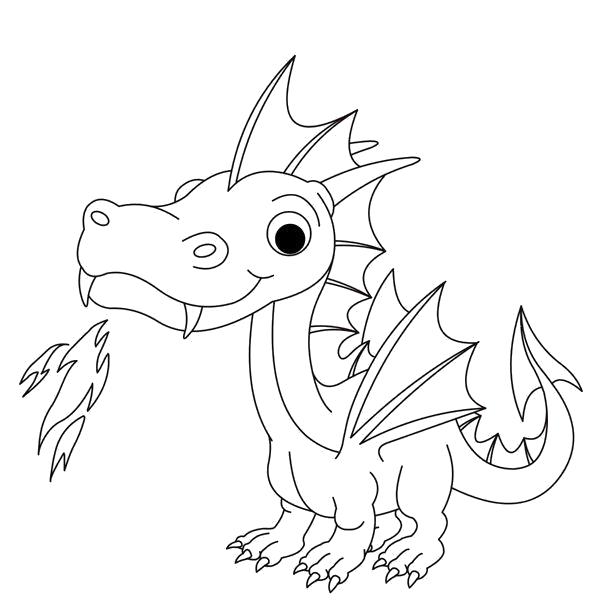 Lass uns einen Drachen zeichnen! 60 Zeichnungen für Kinder einfach, leicht Bleistift
