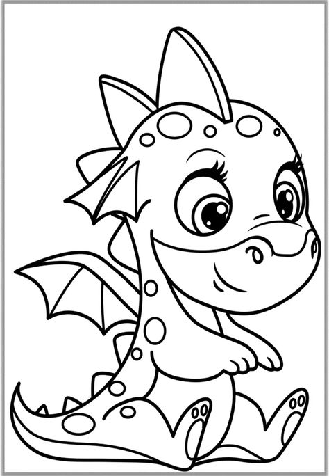 Lass uns einen Drachen zeichnen! 60 Zeichnungen für Kinder einfach, leicht Bleistift