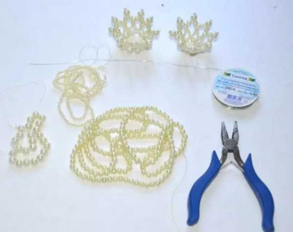 DIY-Krone aus Perlen. Wie man macht, Meisterklasse