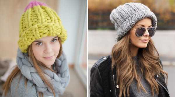 Cappello invernale da donna in maglia, ideale per chi ha un viso tondo. Foto