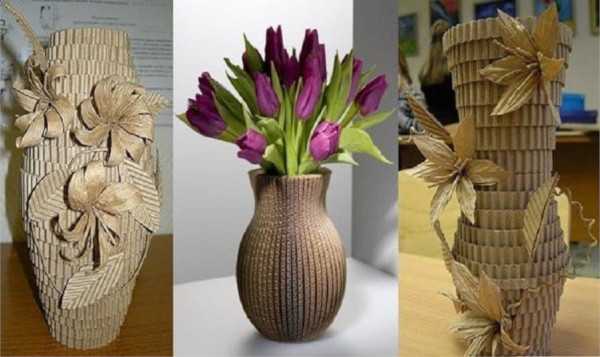 DIY-Pappvase für Kinder. Meisterklasse