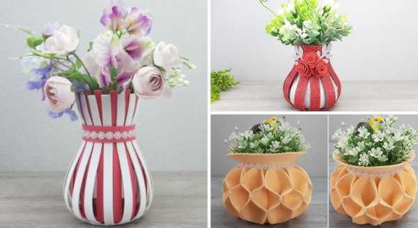 DIY-Pappvase für Kinder. Meisterklasse