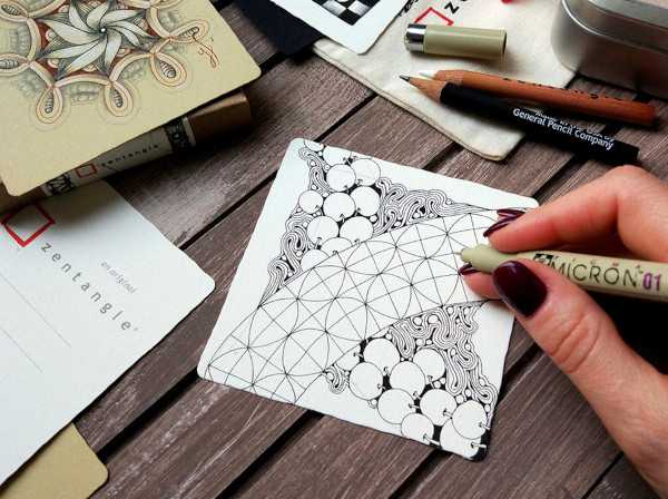 Zentangle (Zentangle) was ist das, Zeichentechnik, Bilder