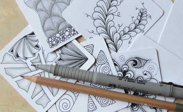Zentangle (Zentangle) was ist das, Zeichentechnik, Bilder