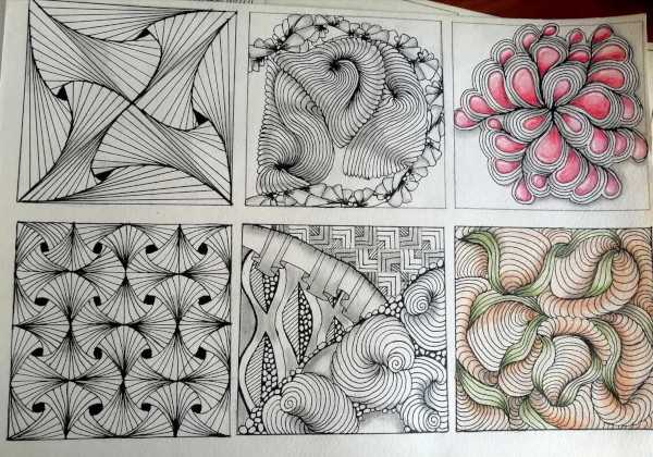 Zentangle (Zentangle) was ist das, Zeichentechnik, Bilder